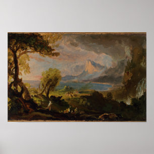 The Savage State (1834) — Thomas Cole Poster