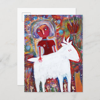 The Saviour of Goats Postcard
