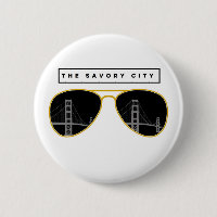 The Savory City - San Francisco button