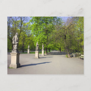The Saxon Garden in Warsaw Postcard