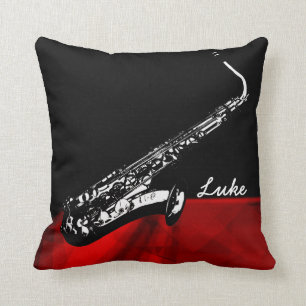 The Saxophone/Personalised Pillow