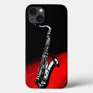 The Saxophone (Red & Black) iPhone 13 Case