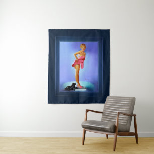 The Scale Doesn't Lie by Edward Runci Tapestry