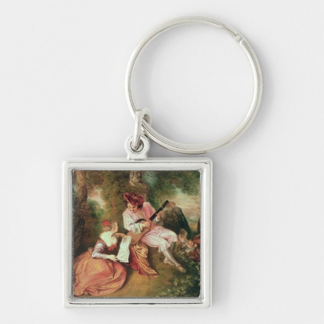 The Scale of Love, 1715-18 Key Ring (Front)