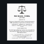 The Scales of Justice, Legal Services Advertising  Flyer<br><div class="desc">The Scales of Justice,  Legal Services Advertising Flyers By The Business Card Store.</div>