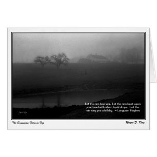 The Scamman Farm Shrouded in Fog