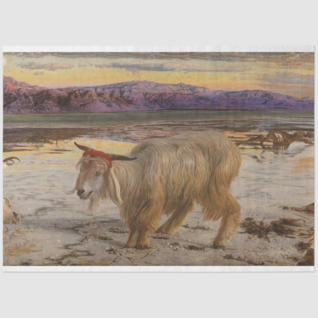 The Scapegoat (by William Holman Hunt) Tissue Paper (Front)