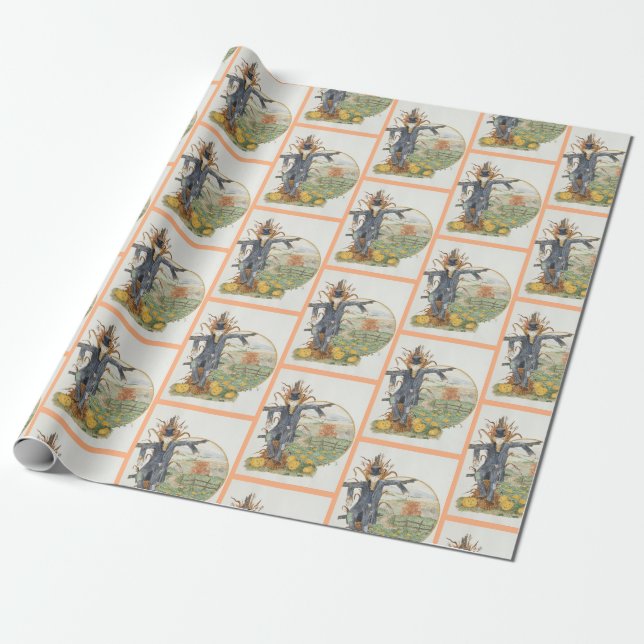 "The Scarecrow" Wrapping Paper (Unrolled)