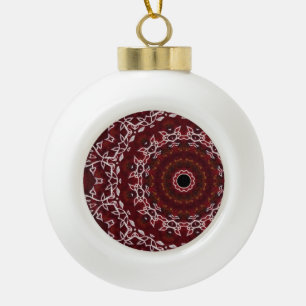 The Scarlet Labyrinth Ceramic Ball Christmas Ornament