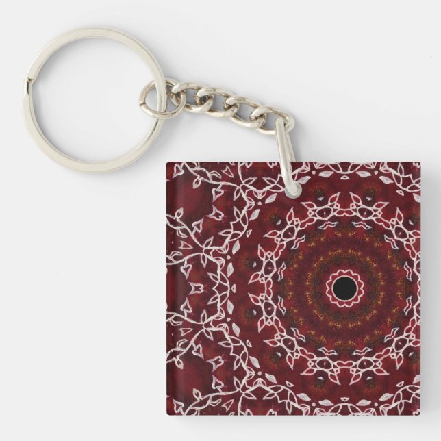 The Scarlet Labyrinth Key Ring (Front)