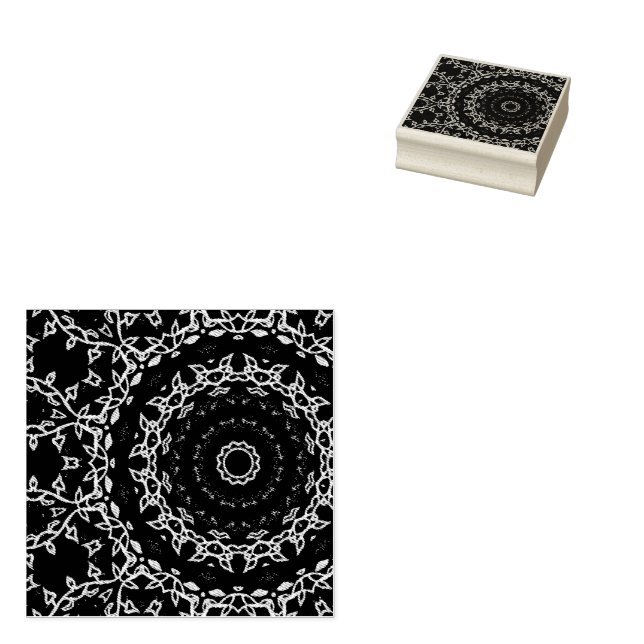 The Scarlet Labyrinth Rubber Stamp (Stamped)
