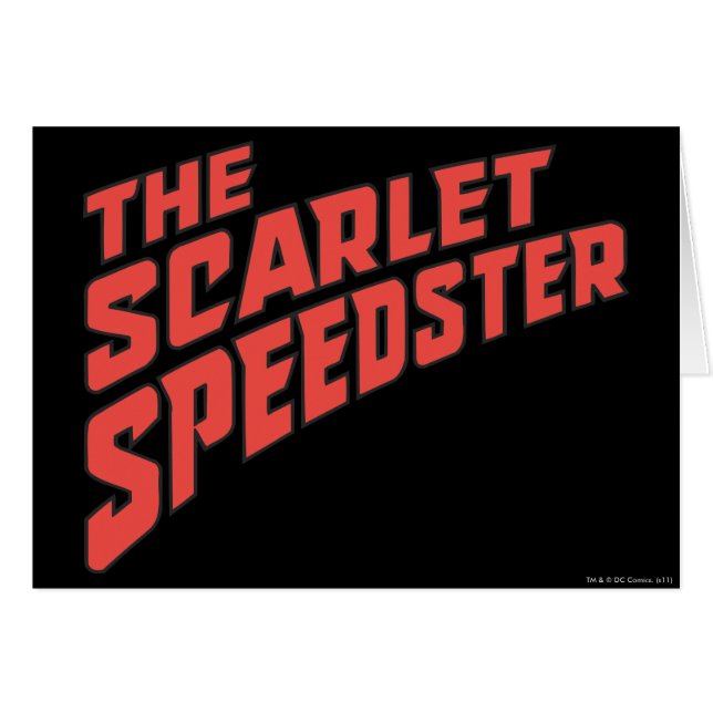The Scarlet Speedster Logo (Front Horizontal)