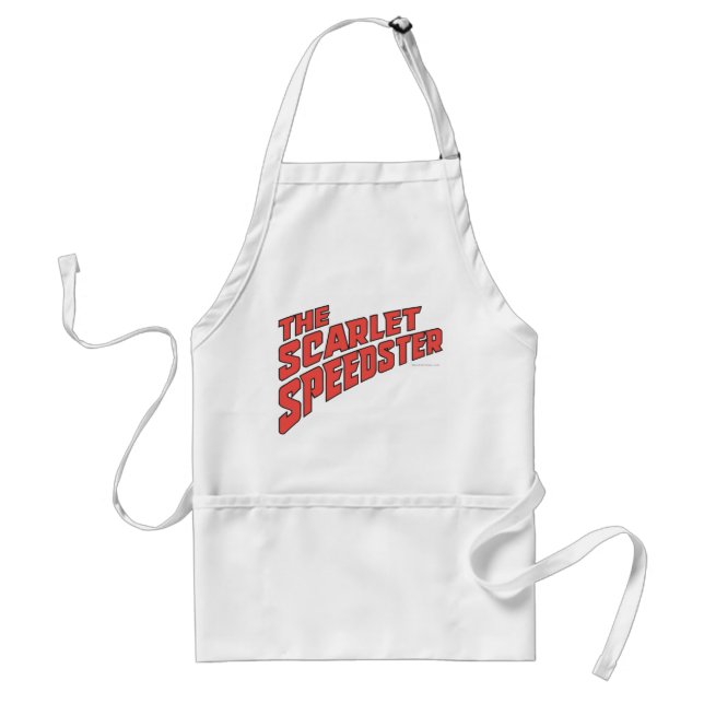 The Scarlet Speedster Logo Standard Apron (Front)
