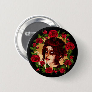 The Scarlet Sugar Doll 6 Cm Round Badge