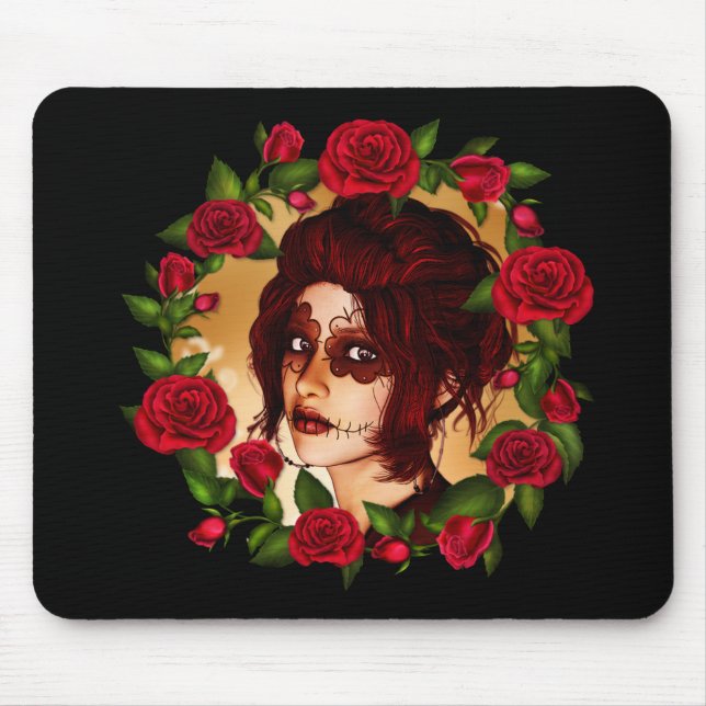 The Scarlet Sugar Doll Mouse Pad (Front)