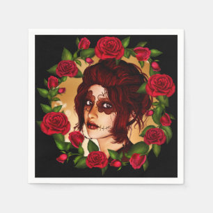 The Scarlet Sugar Doll Napkin