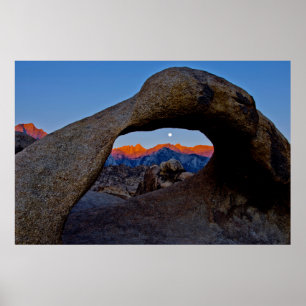 The Scenic Alabama Hills Nestled Poster