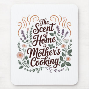 The Scent Of Home Is Mother's Cooking Mouse Pad