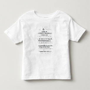 'The Sceptical Chymist' Toddler T-Shirt