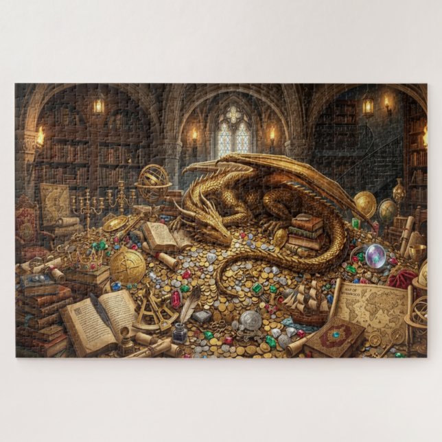 The Scholar Dragon’s Treasury Jigsaw Puzzle (Horizontal)