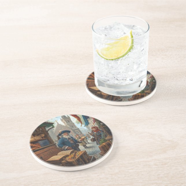 The Scholar’s Market Coaster (Side)