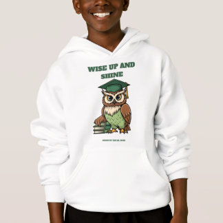 THE SCHOLAR White Encouraging green Owl Boy's