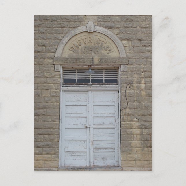 The School House Door Postcard (Front)