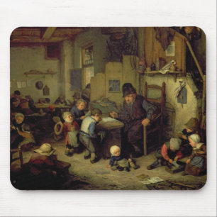 The School Master, c.1662 (oil on panel) Mouse Pad