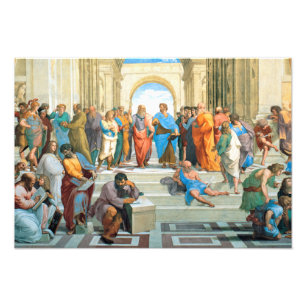 The School of Athens by Raphael  Photo Print