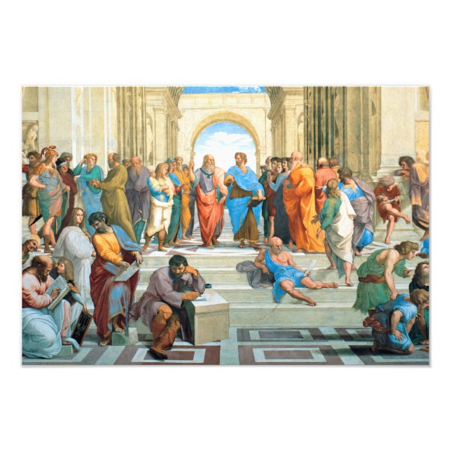 The School of Athens by Raphael  Photo Print (Front)