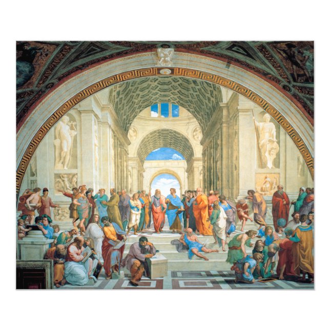 The School of Athens by Raphael  Photo Print (Front)