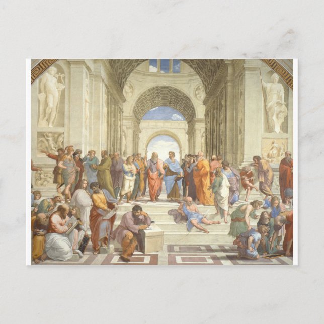 The School of Athens Postcard (Front)