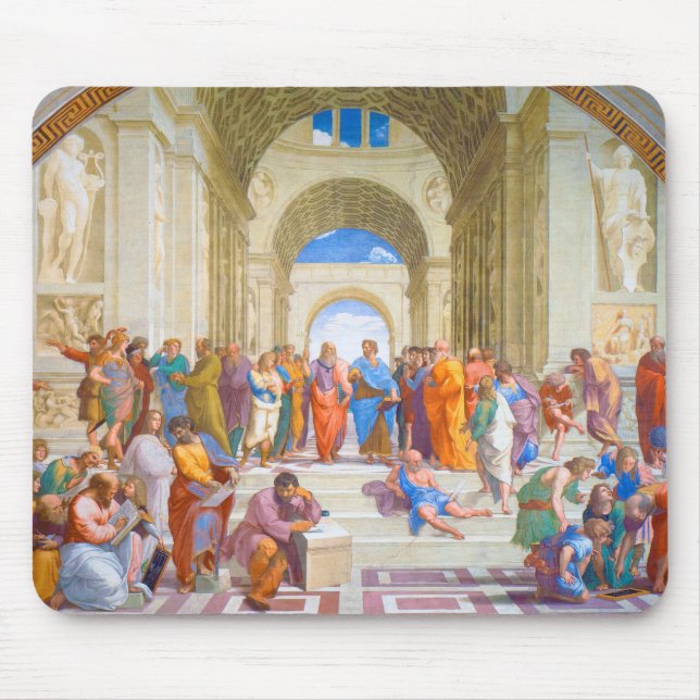 The School of Athens, Raphael Mouse Pad (Front)