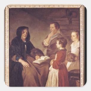 The Schoolmistress Square Sticker