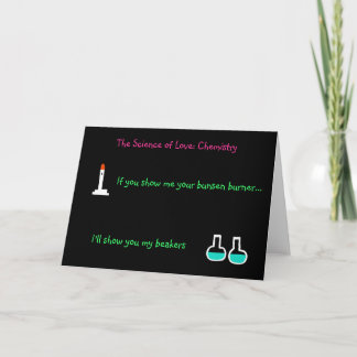 'The Science of Love:Chemistry' Card (from female)