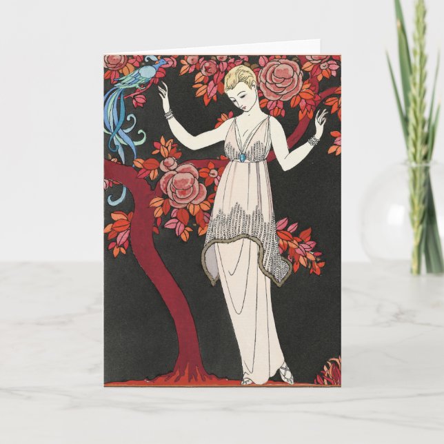 The Science Tree Evening Dress - George Barbier Card (Front)