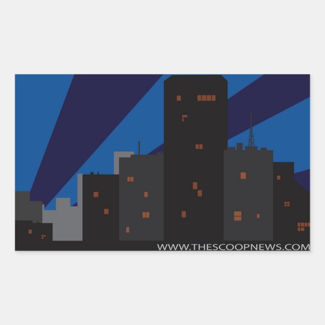 The Scoop News City sticker (Front)
