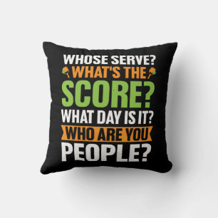 The Score Pickleball Lover Cushion