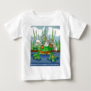 The Scorpion and the Frog Baby T-Shirt