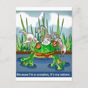 The Scorpion and the Frog Postcard