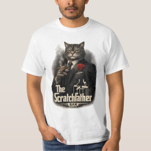 The Scratchfather Mafia Cat Parody T-Shirt SAK