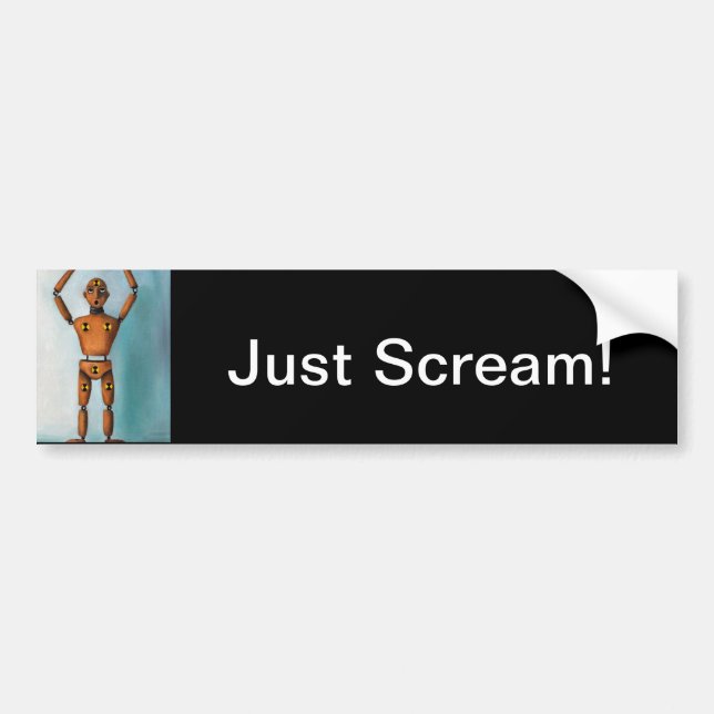 The Scream 2 Bumper Sticker (Front)