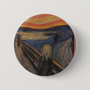 The Scream 6 Cm Round Badge