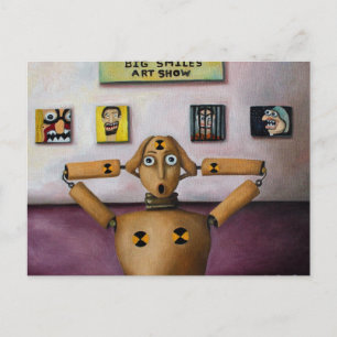 The Scream At The Big Smiles Art Show Postcard