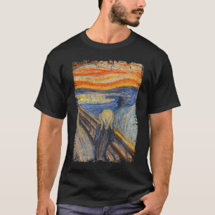 The Scream By Edvard Artist Munch Famous Painting T-Shirt