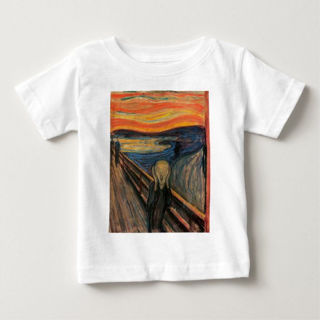 The Scream by Edvard Munch Baby T-Shirt (Front)