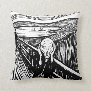 The Scream by Edvard Munch Cushion