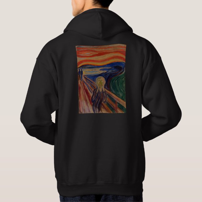 The Scream by Edvard Munch – Iconic Art Hoodie (Back)