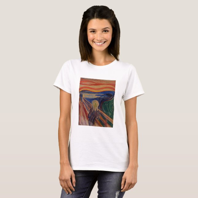 The Scream by Edvard Munch – Iconic Art T-Shirt (Front Full)