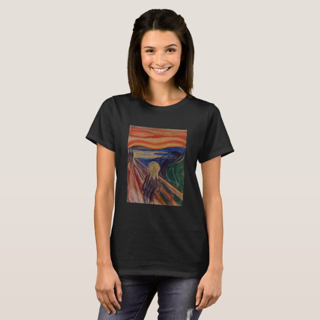 The Scream by Edvard Munch – Iconic Art T-Shirt (Front Full)